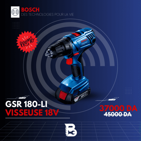 Perceuse-visseuse sans fil GSR 180-LI Professional - BOSCH