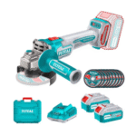 Meuleuse d'angle sans fil 4 1/2" sans balais 20V - 2 batteries 4,0Ah