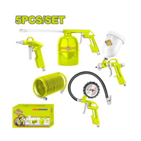 Ensemble d’outils pneumatique 5 pcs dyllu