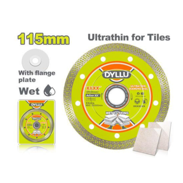Disque diamant 115 mm ultra fin Dyllu