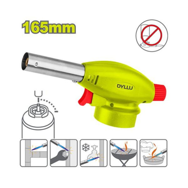 Pistolet à flamme 165 mm Dyllu