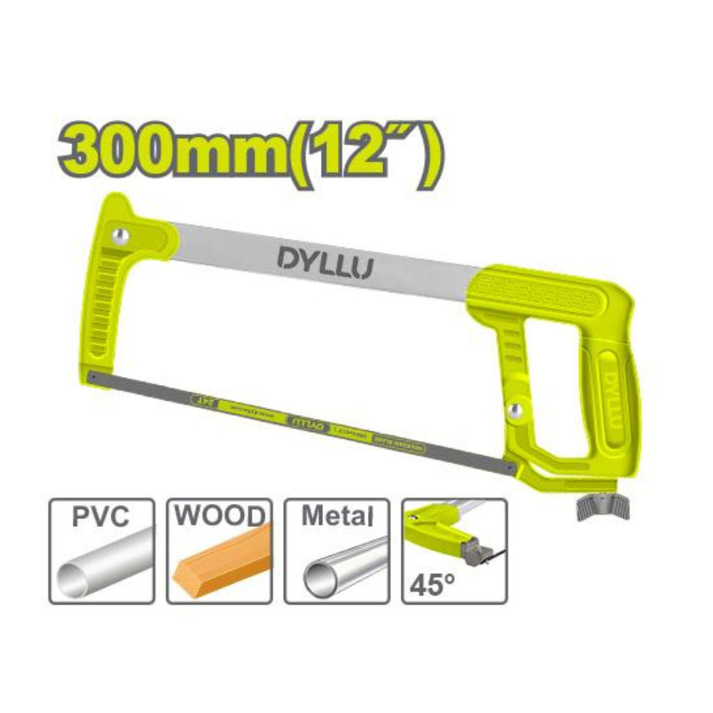 DTHF3108 Scie a metaux poignee aluminium dyllu – Image 1