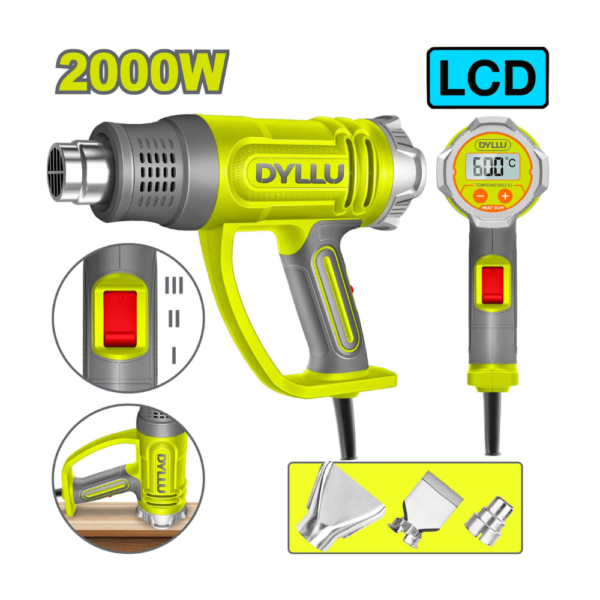 Decapeur thermique 2000w lcd dyllu