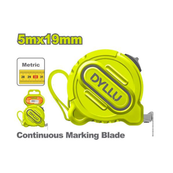 Mètre ruban 5 m 19 mm DylluCoupe-boulon n14 Dyllu