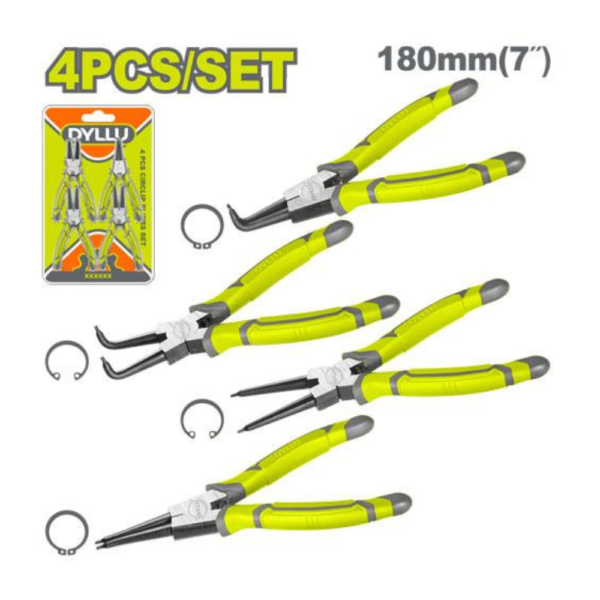 Jeu de pince circlips 4 pcs DTPS2604