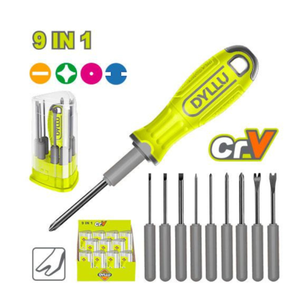 Tournevis 9 en 1 dyllu
