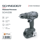 Visseuse-percussion brushless Schneider 20 V 60 Nm