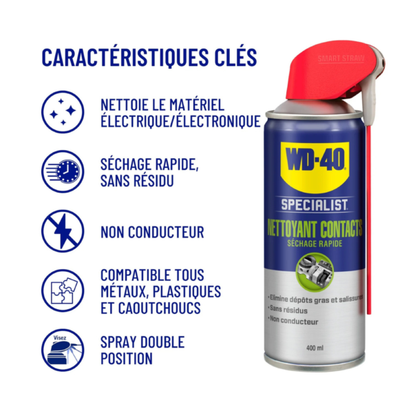 WD 40 NETTOYANT CONTACTS 400ML PIS RDY