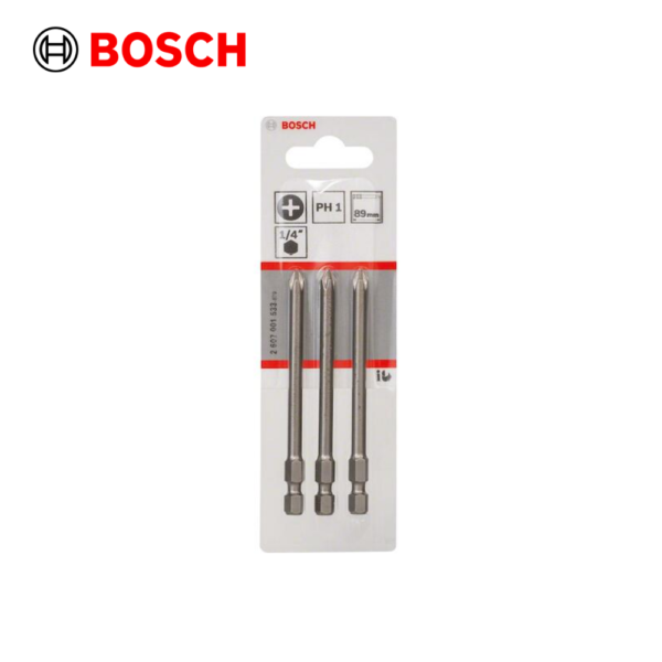JEU DEMBOUT 3 PCS PH1 89MM BOSHCH 2607001533 BOSCH