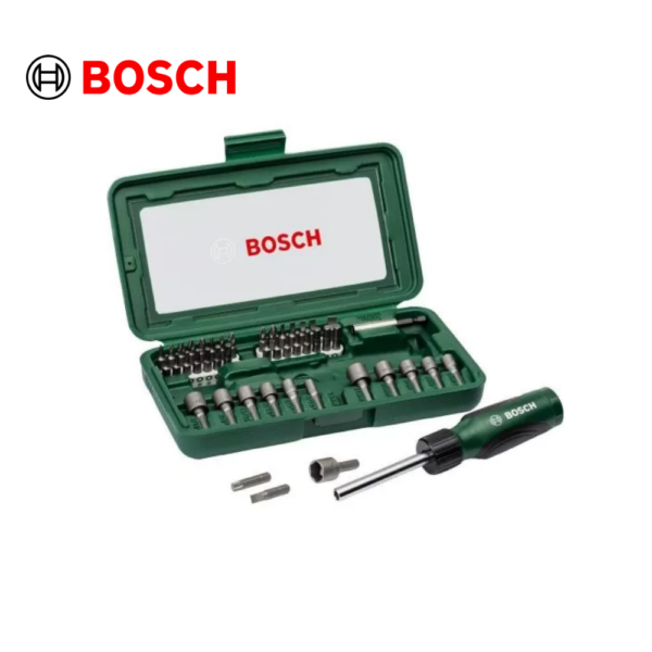 COFFRET DE VISSAGE COMPLET AVEC TOURNEVIS ET EMBOUTS BOSCH 2607019504