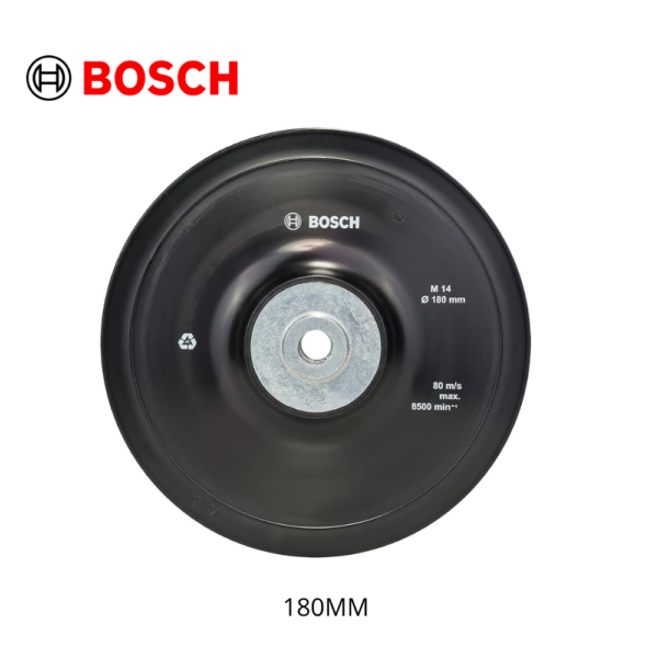 SUPPORT DISQUE ABRRASIF 180MM CAOUTCHOUC BOSCH
