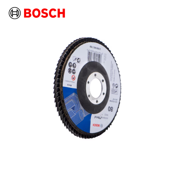 DISQUE ABRASIF BOSCH METAL 115MM P80
