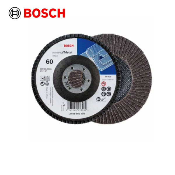 DISQUE ABRASIF BOSCH METAL 115MM P120