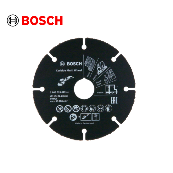 DISQUE DE COUPE MULTI-ROUE EN CARBURE DE TUNGSTÈNE BOSCH