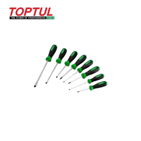 JEU DE TOURNEVIS 8PCS TOPTUL