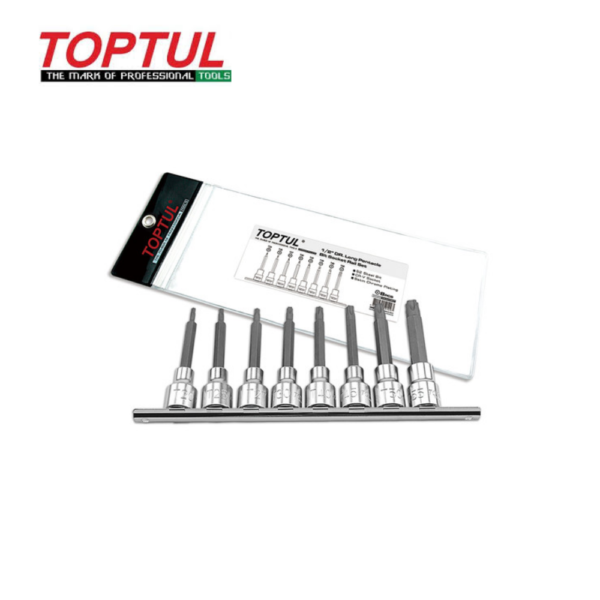 JEU DOUILLE ETOILE 1/4 TOPTUL 8PCS GAAG0809