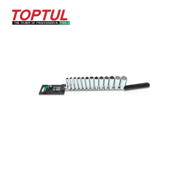 JEUX DOUILLE 3/8″ 6PANS LONGUE TOPTUL