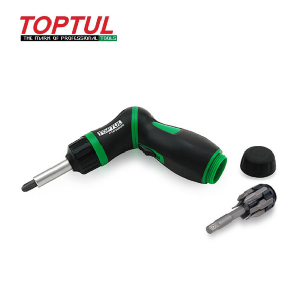 TOURNEVIS CLIQUET COUDE TOPTUL