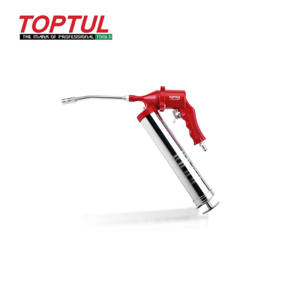 PISTOLET À GRAISSE À FLUX CONTINU À AIR COMPRIMÉ (TYPE POIGNÉE PISTOLET) – AVEC TUBE RIGIDE DE 6" TOPTUL