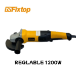 GS FIXTOP MEULEUSE D'ANGLE 115 MM 1200W VARIATEUR 6 VITESSES